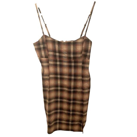 Aeropostale NWT Plaid Mini Shift Dress Sleeveless Small Academia Preppy - Picture 3 of 11